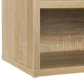 Suport pantofi cu captuseala 104 x 30 x 48 cm aspect lemn