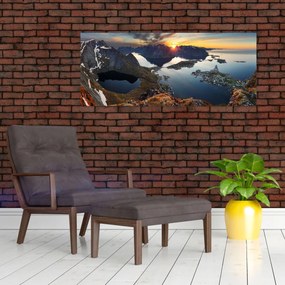 Tablou - Peisaj montan, Norvegia (120x50 cm)