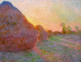 Reproducere Haystacks, Claude Monet