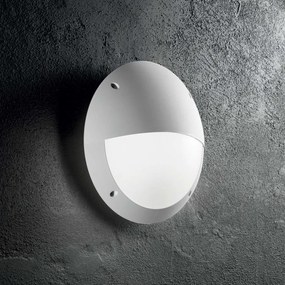 Aplica de perete pt. exterior, diam.30cm, IP66, POLAR-2 AP1 BIANCO