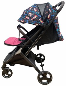 Carucior sport cu pliere compacta tip troller, 6-36 luni, Roz - CPC-23-roz