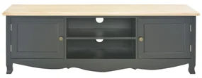 249891 vidaXL Comodă TV, negru, 120 x 30 x 40 cm, lemn