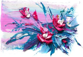 Fototapet - Flori de ulei (254x184 cm)