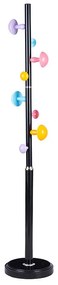 Cuier haine tip pom Violetta metal negru D31x167cm