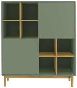 Bibliotecă verde 118x138 cm Color Living – Tom Tailor