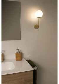 Aplica de perete baie cu protectie IP44 GALA Satin gold 63505