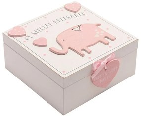 Cutiuta amintiri roz din MDF My Special Keepbox - Petit Cheri