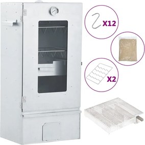 vidaXL Afumătoare cuptor/grătar, generator fum rece, oțel galvanizat