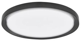 Plafoniera LED moderna design slim 46cm TROY negru NVL-9053592