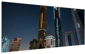 Tablou cu orașul nocturn (120x50 cm), în 40 de alte dimensiuni noi