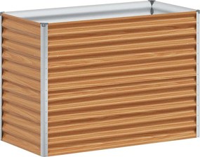 vidaXL Strat înălțat de grădină 98 x 50 x 68 cm Oțel Galvanizat