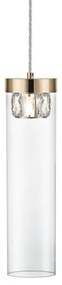 Lustră de cristal pe cablu GEM 1xG9/28W/230V Zuma Line P0389-01D-F7AC