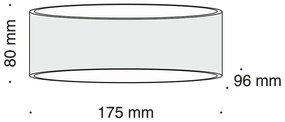 Aplica de perete LED design modern Marcus negru MYC806WL-L5B