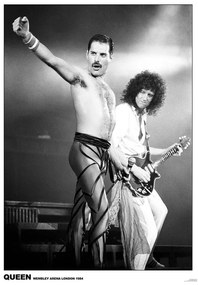 Poster Queen - Wembley 1984