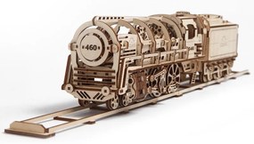 Locomotiva cu abur - Puzzle 3D Modele Mecanice