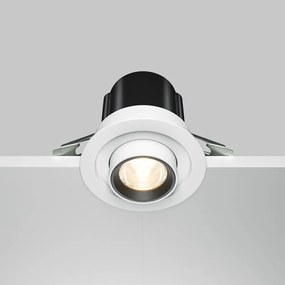 Spot LED incastrabil rotativ retractabil Hidden alb