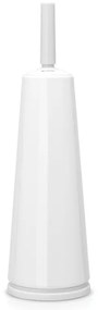 Perie pentru toaletа Brabantia ReNew 107892, 42 cm, Design discret, Alb