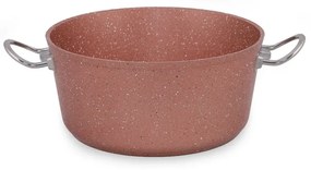 Cratiță din aluminiu înaltă cu capac Güral Porselen Classic, ø 26 cm, roz