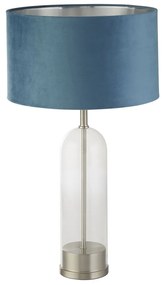Veioza/Lampa de masa design decorativ Oxford nickel/teal