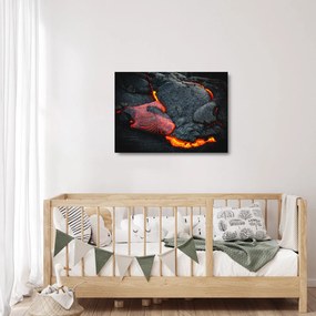 Tablou pe sticlă - Lava (70x50 cm)