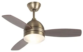 Ventilator de tavan bronz 96cm cu telecomandă - Rotar