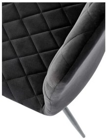 Scaun de bucătărie Sadie, negru