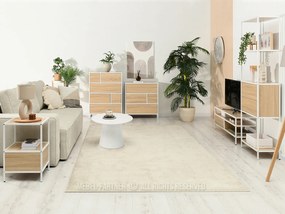 Comodă Soren Kom (sonoma + alb). Promo -10%. 1110767