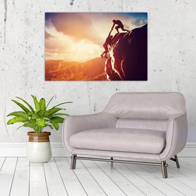 Tablou - Alpiniști (90x60 cm)