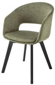 Set 2 scaune design scandinav Nordic Star verde
