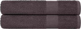 vidaXL Prosoape de saună, FROGN, 2 buc., antracit, 80x200 cm, 360 g/m²