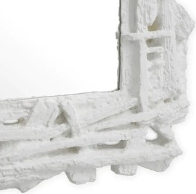 Oglinda decorativa LUX, Fibra de sticla, Alb, Masonic