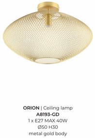 Plafoniera metalica design decorativ ORION 50cm