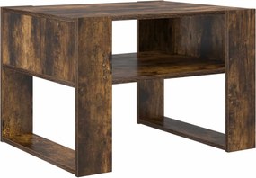 vidaXL Masă de cafea Stejar fumuriu 66 x 53 x 45 cm Lemn compozit