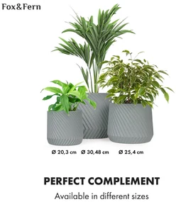 Heusden, kvetináč, Polystone, vhodný pre rastliny, ručná výroba