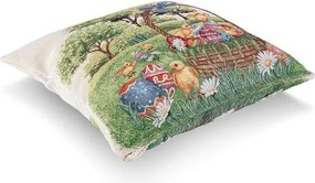 decoDoma Față de pernuță tip goblen PUI DE Găină 45 x 45 cm