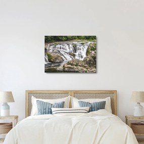 Tablou pe sticlă - Cascade (70x50 cm)