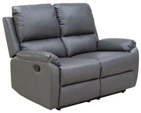 Canapea Recliner Spencer 2 Piele Ecologica Gri