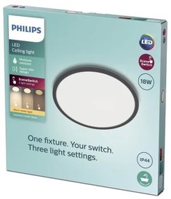 Plafonieră LED dimabilă pentru baie SCENE SWITCH LED/18W/230V IP44 Philips
