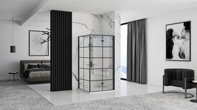 Cabina de dus Rea Molier Black 90x80