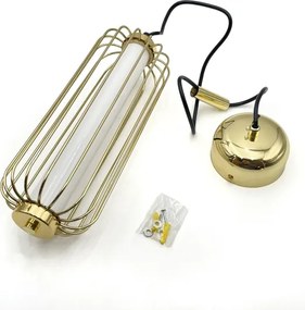 Lustră suspendată LED BONNIE, 15W, 230V, 3000K, aurie