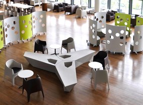 Set de 4 Scaune moderne de exterior / interior design premium SOLID ARMCHAIR 55027 Vondom