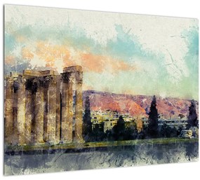 Tablou - Acropole, Atena, Grecia (70x50 cm)