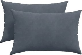 vidaXL Perne pentru canapea 2 pcs Gri închis 60 x 40 cm