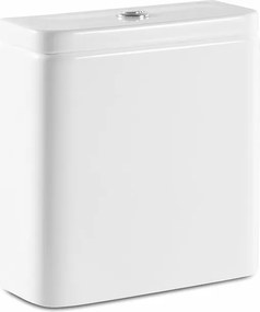 Rezervor pe vas wc Roca The Gap alb cu alimentare laterala