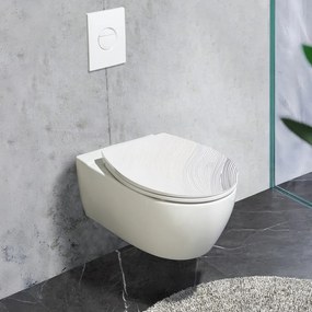 Capac WC 38 x 44,5 cm Easy-Close (cu închidere automată) Menin – Wenko