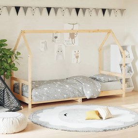 835715 vidaXL Cadru de pat pentru copii, 80x200 cm, lemn masiv de pin