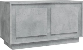 vidaXL Comodă TV, gri beton, 80x35x45 cm, lemn prelucrat