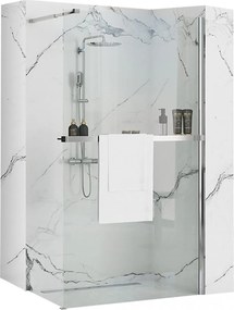 Panou de dus Rea Aero N 80 Transparent