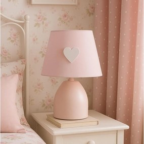 Veioză pentru copii ONLY TITTA 1xE14/6W/230V 20 cm roz