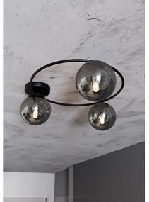 Plafonieră SOPRA 3xE14/10W/230V negru